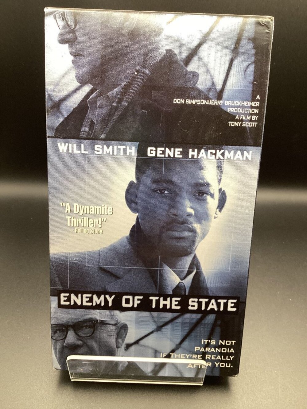 Enemy of the State (VHS, 1999) Will Smith, Gene Hackman, Action-Thriller